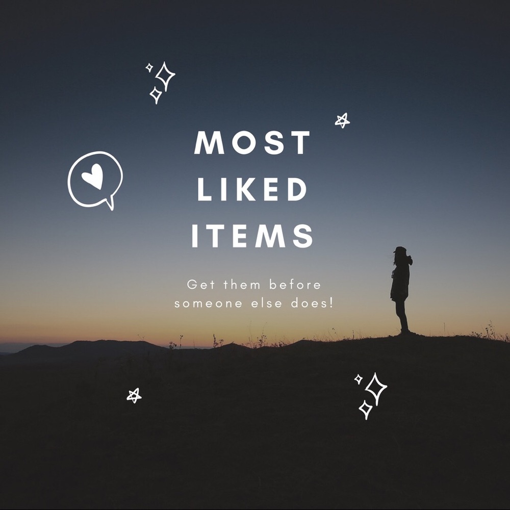 Most liked items
